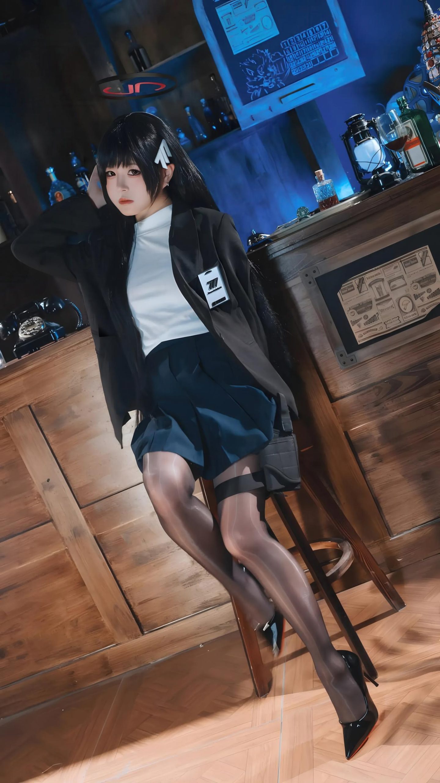 渡久山 蔚蓝档案 调月莉音 [60P1V-3.08GB]