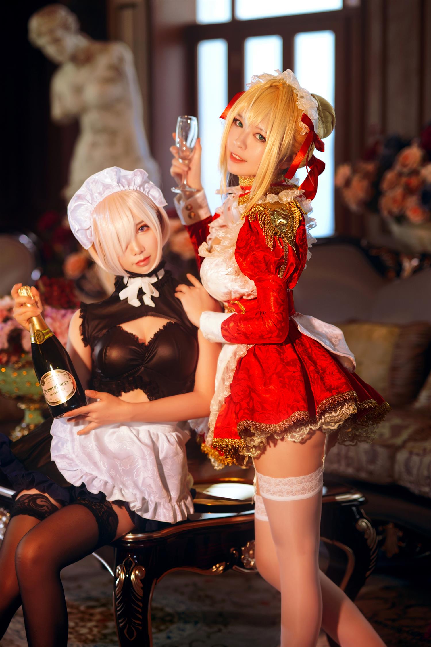 半半子 &面饼仙儿 Claudius x Kyrielight Maid [21P-224MB]