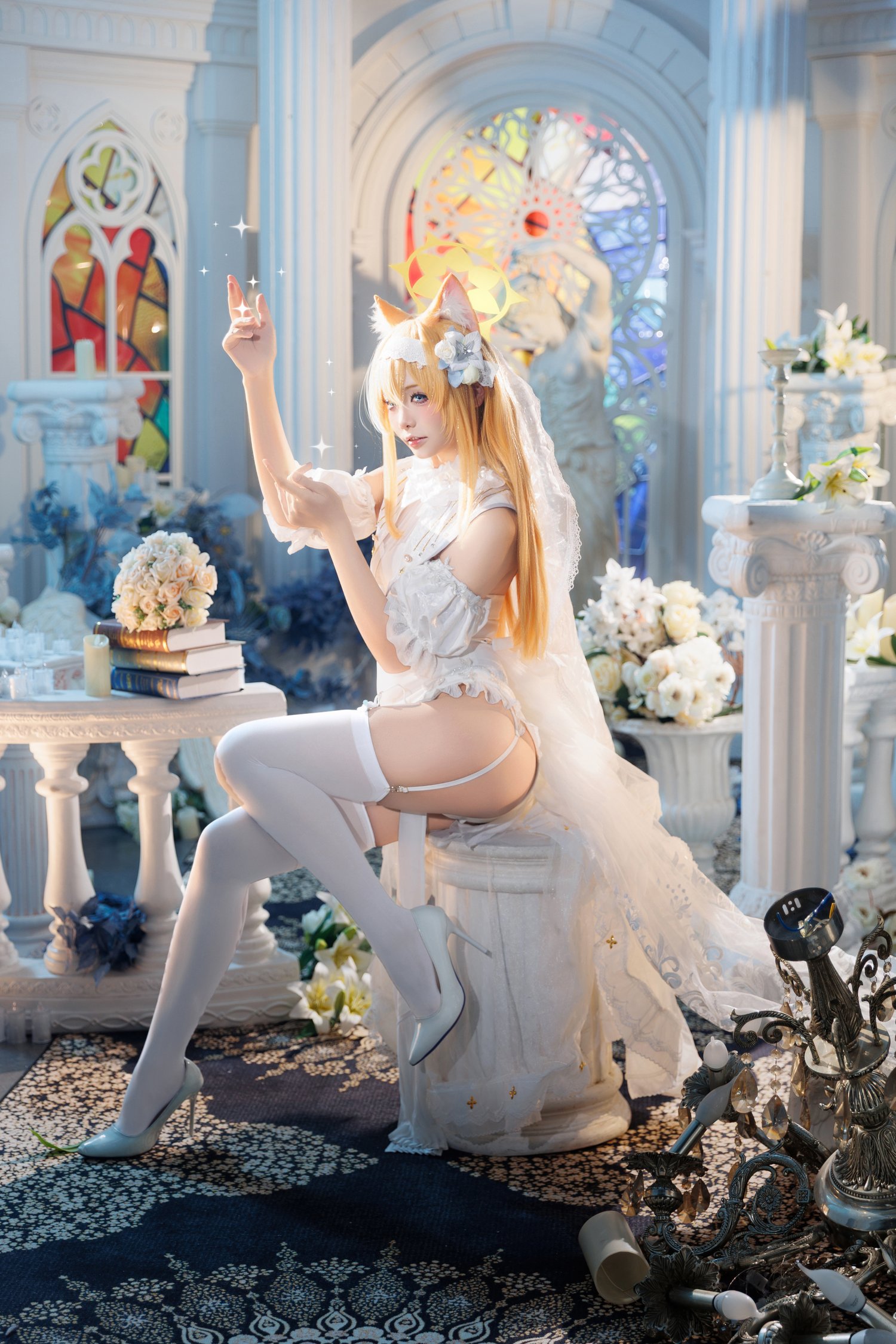艾西aiwest 蔚蓝档案 伊落玛丽 花嫁 [31P-333MB]