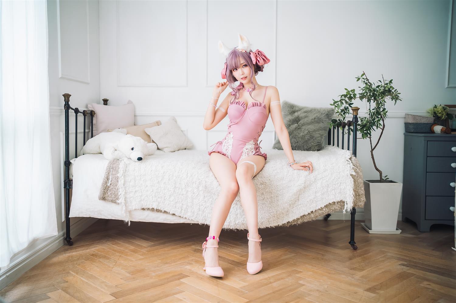 ElyEE子 Fluffy Summer pink [54P-214MB]