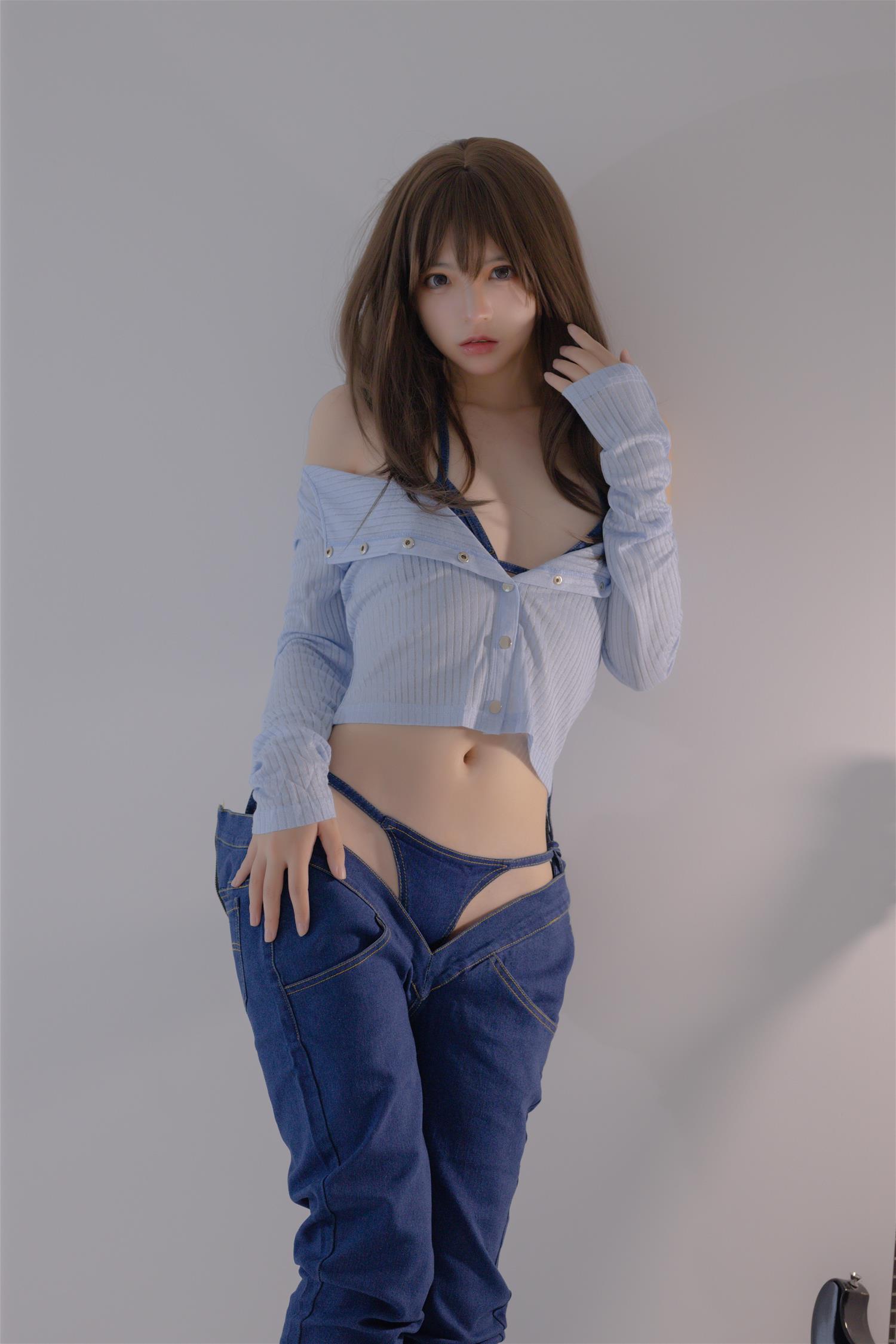 疯猫ss 2022夏日限定A本 吉他妹妹 牛仔裤 [20P-433MB]