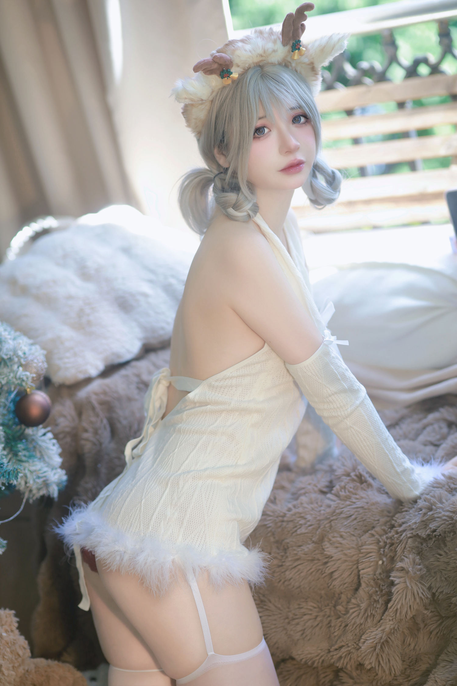 疯猫ss 圣诞特典&白色毛衣 [98P1V-273MB]
