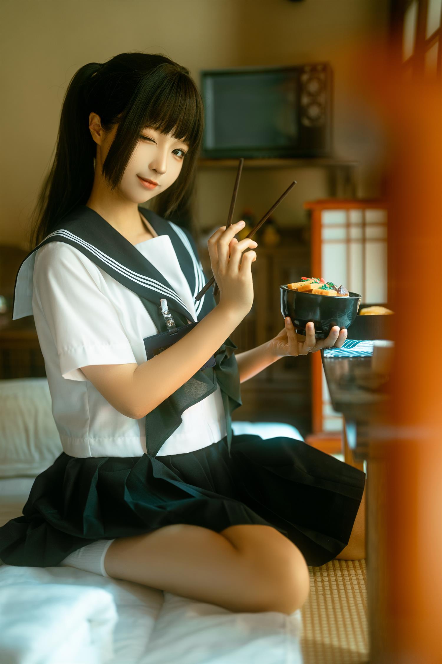 蠢沫沫 居家学妹 [22P-206MB]